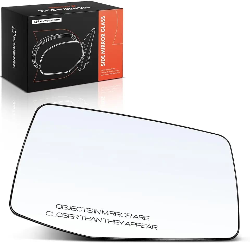 A-Premium Right Passenger Side Non-Heated Power Mirror Glass