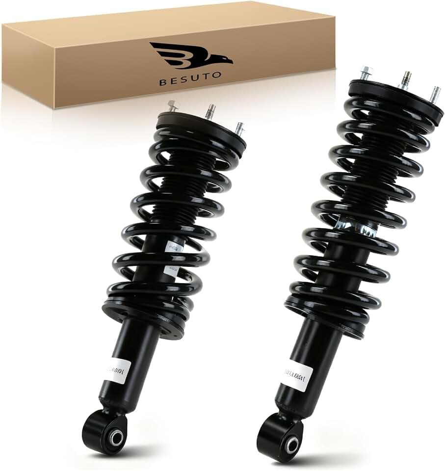 Front Struts Complete Shock Absorber SET OF 2 Assembly Compatible with Toyota Sequoia 4.7L 2001-2007 Replace 171348L 171348R