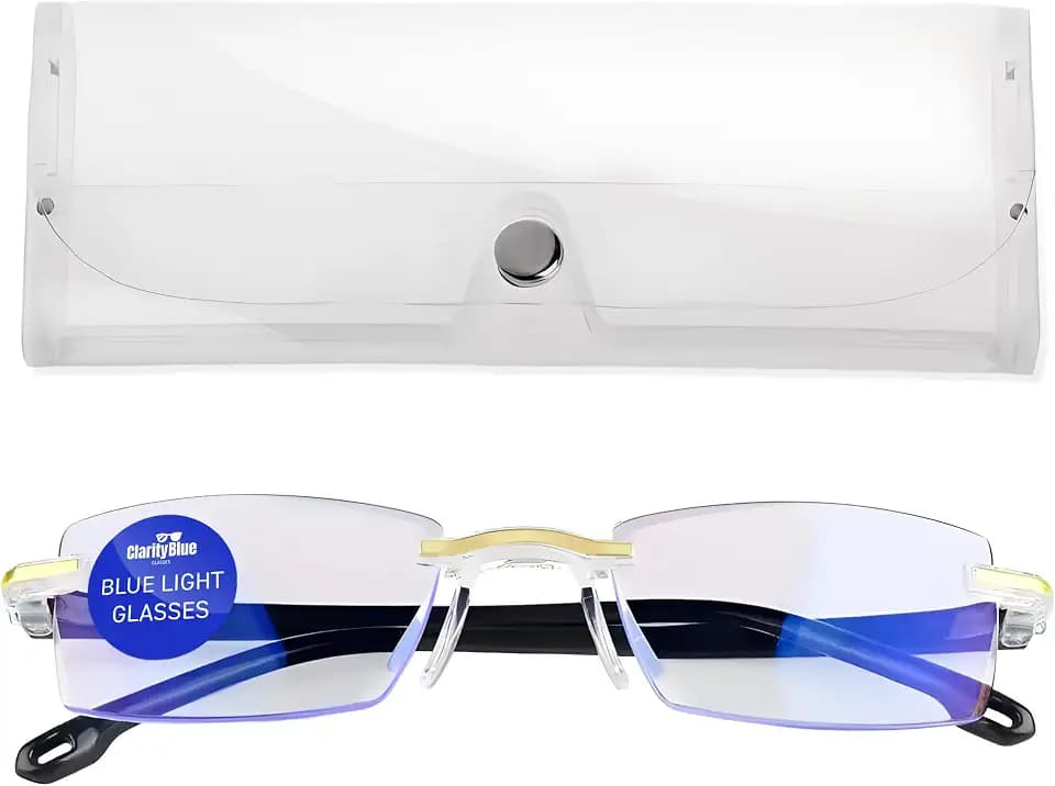 Clarity Blue Glasses for Women and Men Blue Light Glasses for Reading