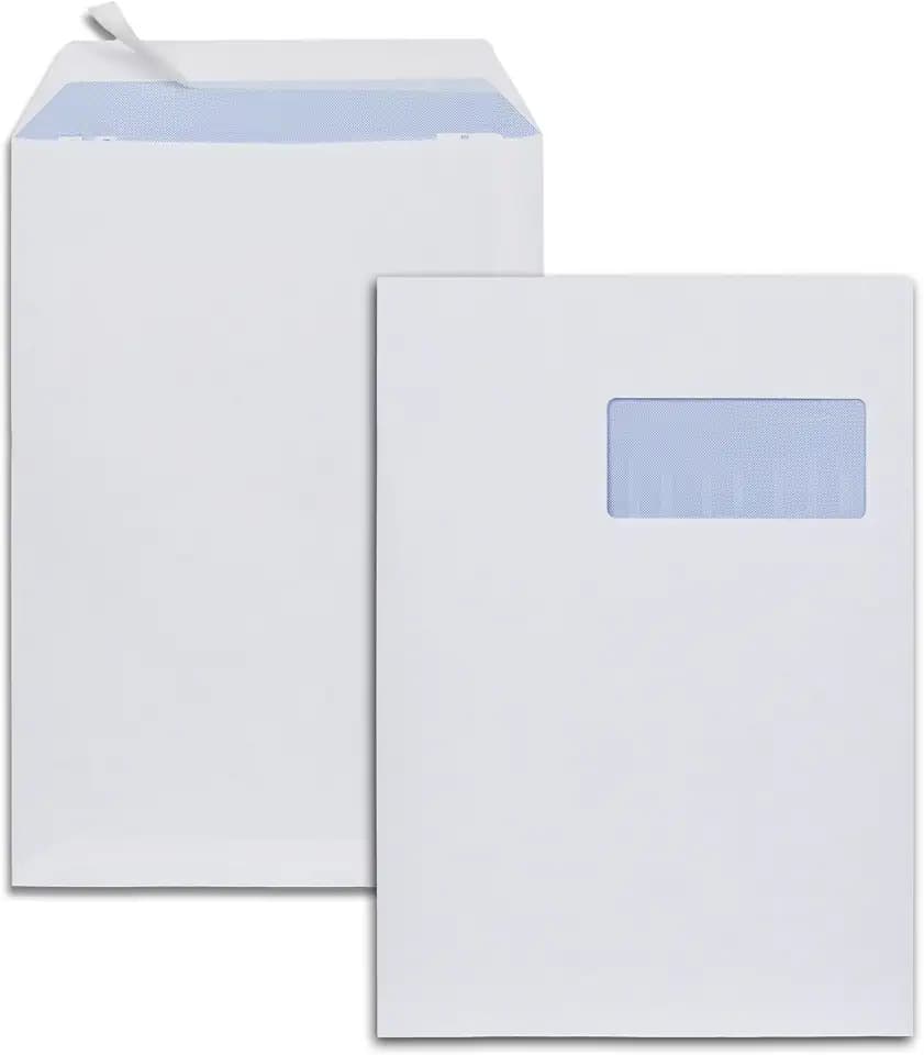 GPV 533 Versandtaschen, C4, weiß, 90 g/qm mit Fenster