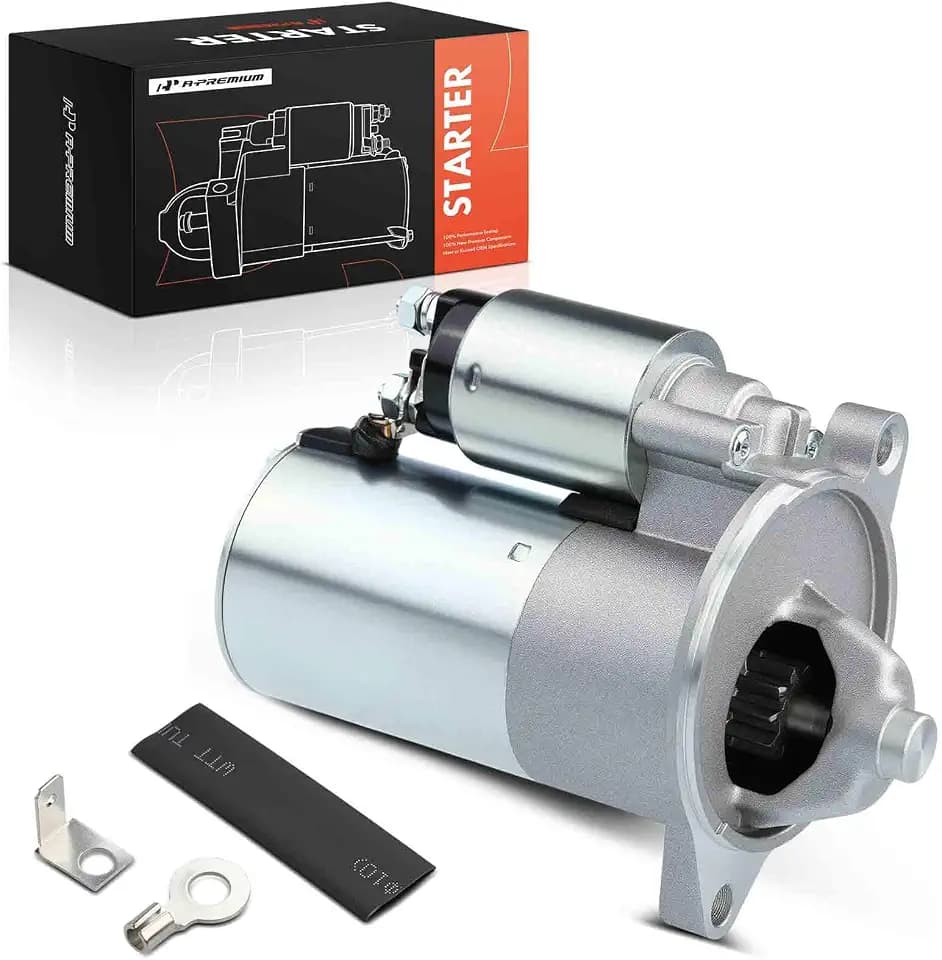 A-Premium Starter Motor, 12V 1.4KW 10 Teeth Clockwise, Compatible with Ford