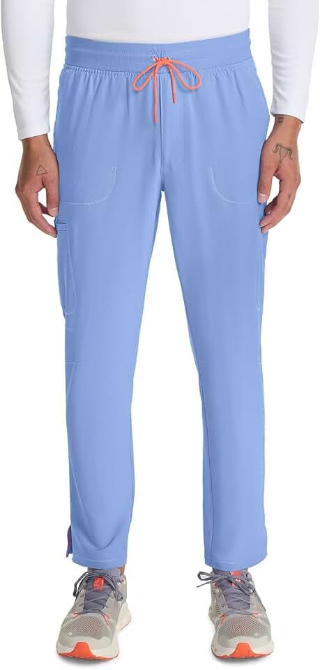Cherokee Infinity Straight Leg Mens Scrub Pants Zip Fly 6 Pockets