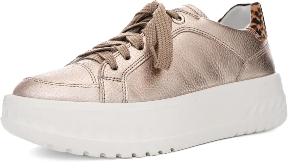 ARA Damen Sneaker Monaco Cream, Platin