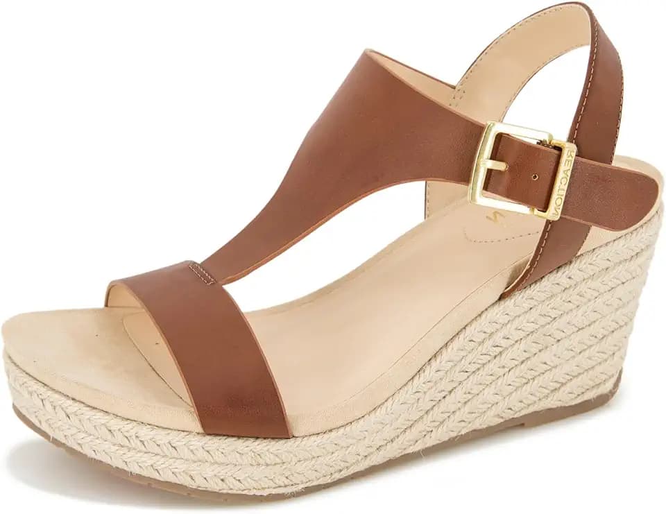 Kenneth Cole REACTION Women's Card T-strap Wedge