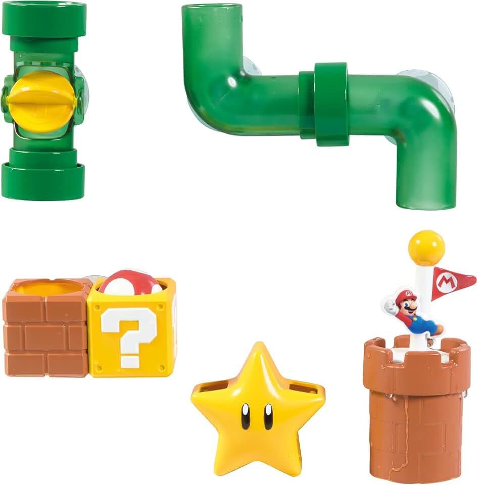 My Mario Pipes Bath Toy Playset by TOMY Toomies - Officially Licensed
