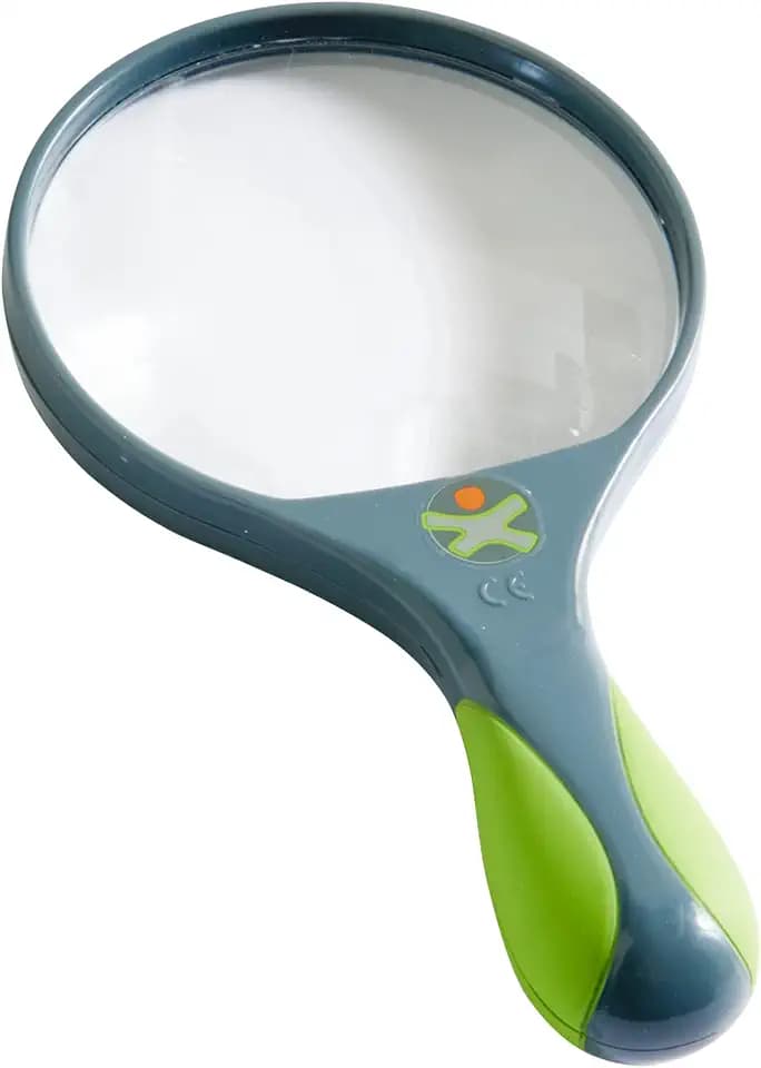 HABA 303529 - Terra Kids Kinder-Lupe | handliche Lupe für Naturbeobachtungen mit Kindern | Outdoor-Tool aus Holz | praktisches Zubehör für Ausflüge in die Natur, beim Wandern, Campen und Zelten