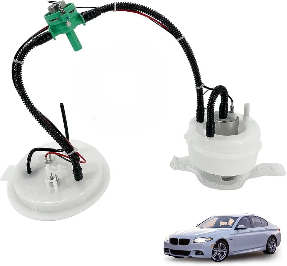 16117341301 Electric Fuel Pump Assembly with Sealing Ring Fits for BMW 528i 535i 640i xDrive F10 F12 2.0L 3.0L 2011-2019 Replaces # FG1550 P77077M SP5117M 883GE A30519 CFG1550