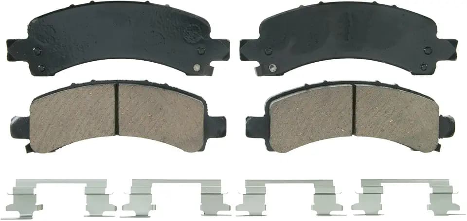 Wagner QS ZD974 Disc Brake Pad Set, Chamfered Edges for Smooth, Quiet Stops, Fits 2003–2020 Chevrolet Express 2500, 2003–2018 Chevrolet Express 3500