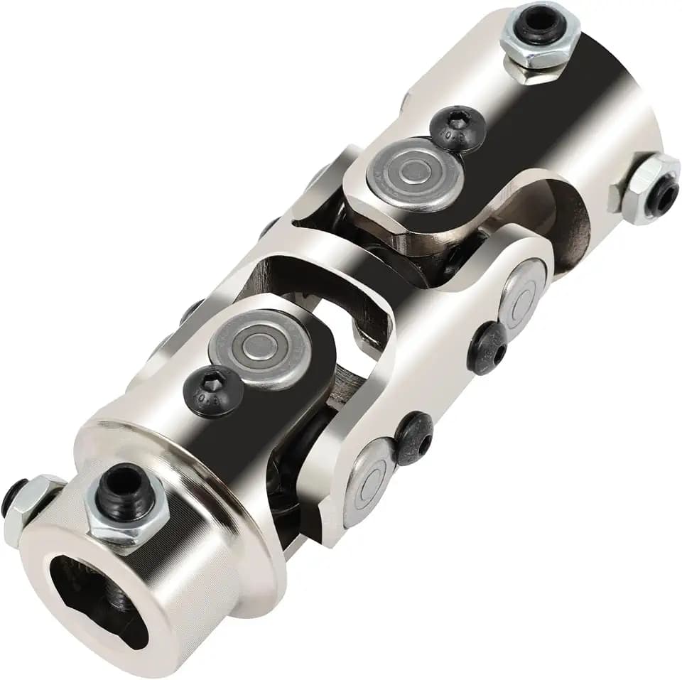SCITOO Steering Shaft U Joint 1" DD - 3/4" DD Double Chrome