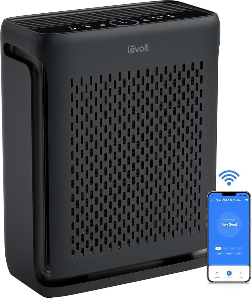 LEVOIT Air Purifier for Home Pets Bedroom Up to 1073Ft² Washable Pre-Filter
