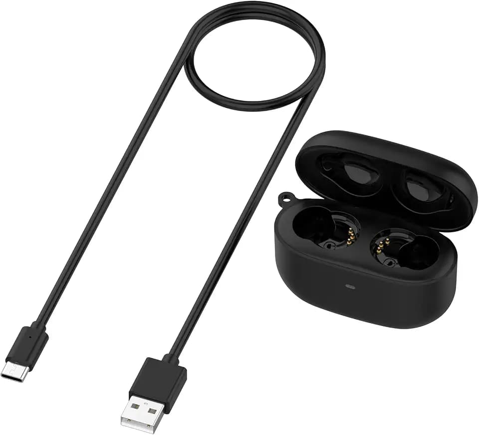 Charging Case Compatible with Sony LinkBuds S Headphones Earbuds Accessories USB C Charging Cable 3.3FT
