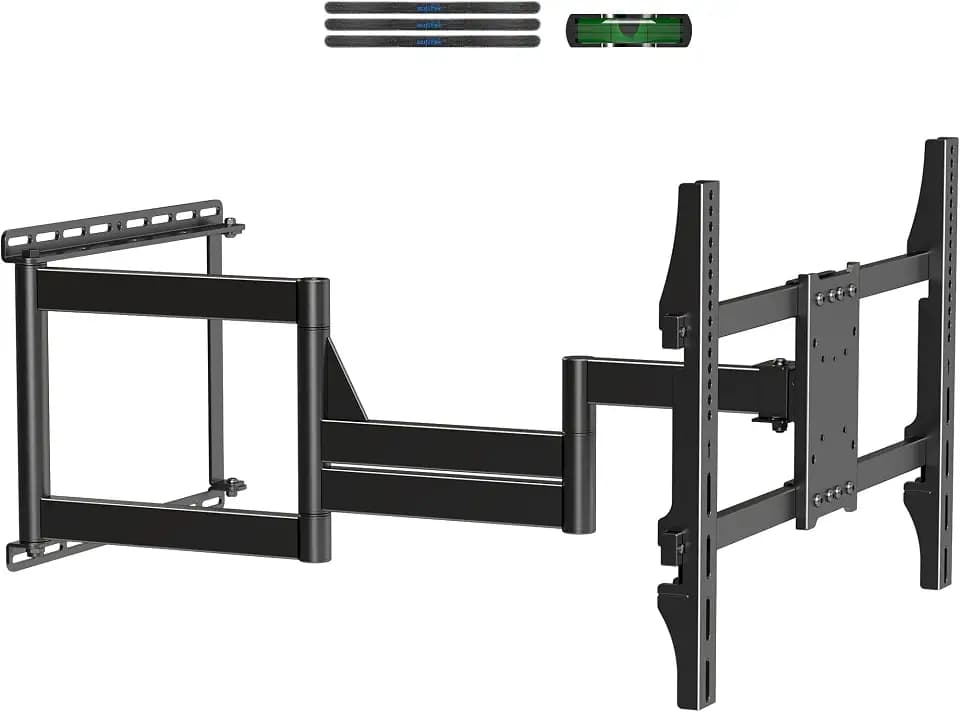 XINLEI Long Arm TV Wall Mount for Most 32-84 Inch TVs, 40” Extension Full Motion TV Bracket with Swivel Articulating Extension Tilt Arm, Max Support 132lbs, VESA 600x400mm, Max 16" Wood Stud, MA1079L