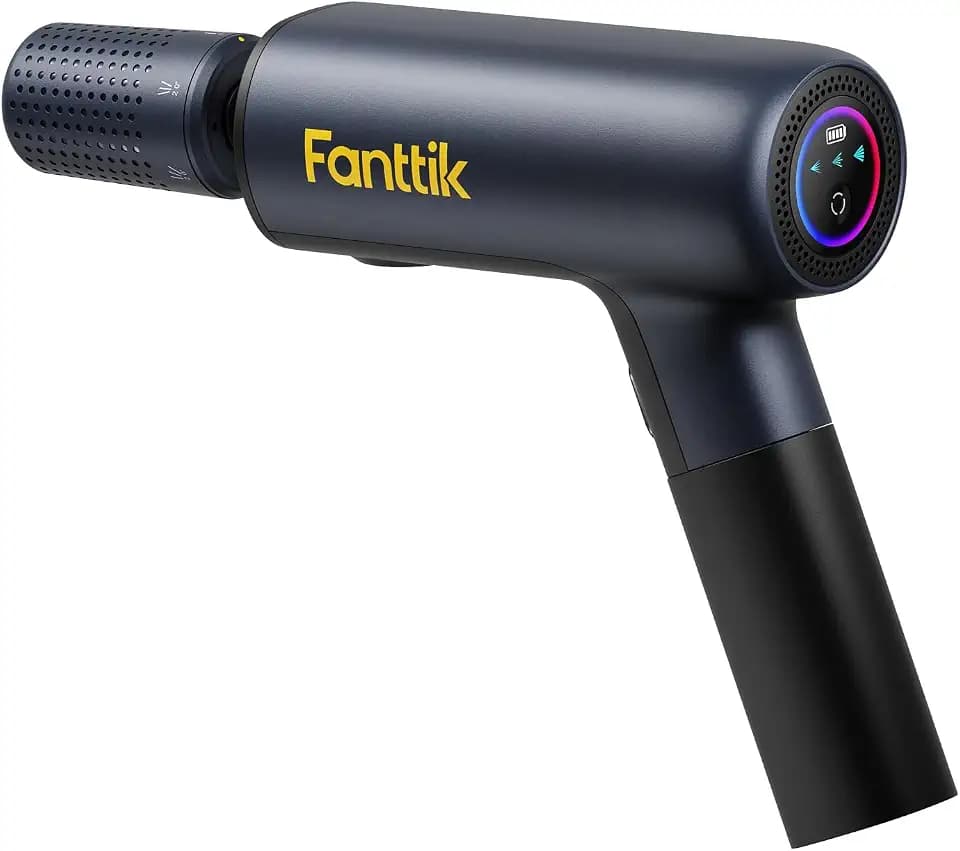 Fanttik NB10 Flip Foldable Washer Gun, Portable Cordless Washer Sprayer, Multi-Scenario Compatibility, 5-in-1 Nozzle, HD LED Display and Type-C Charging, for Light Washing Jobs