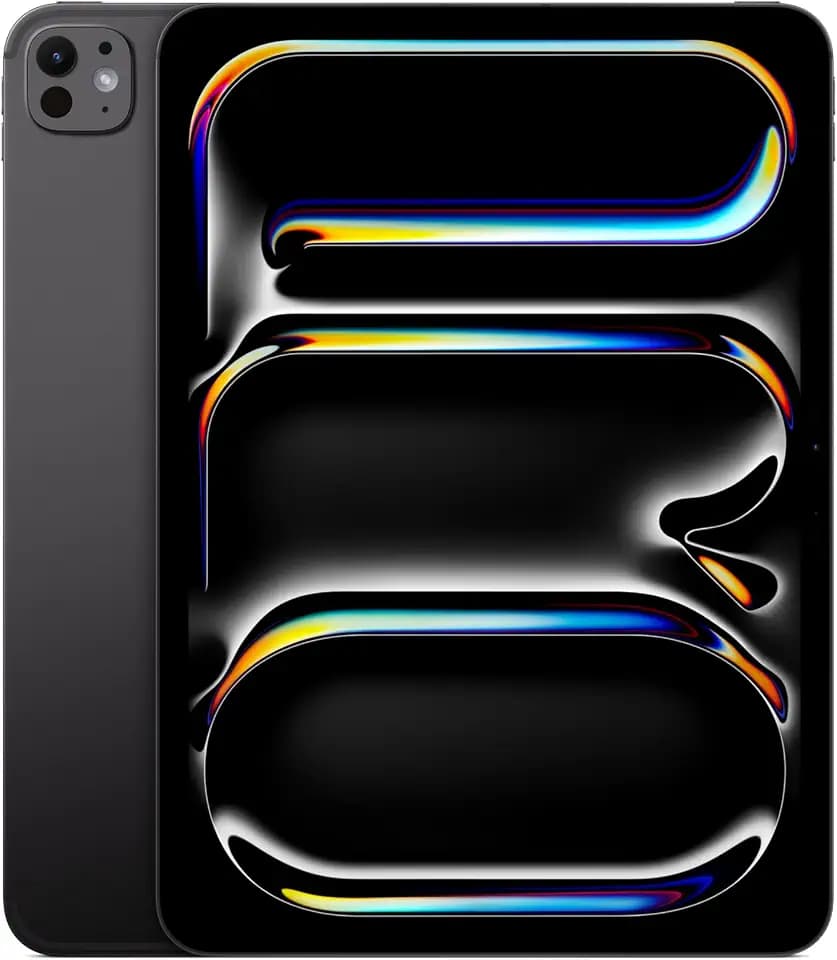 Apple iPad Pro 11-inch (M5): Ultra Retina XDR Display, 256GB, 12MP Front/Back Camera, LiDAR Scanner, Wi-Fi 7 with Apple N1 + 5G Cellular with C1X chip, Face ID, All-Day Battery Life — Space Black