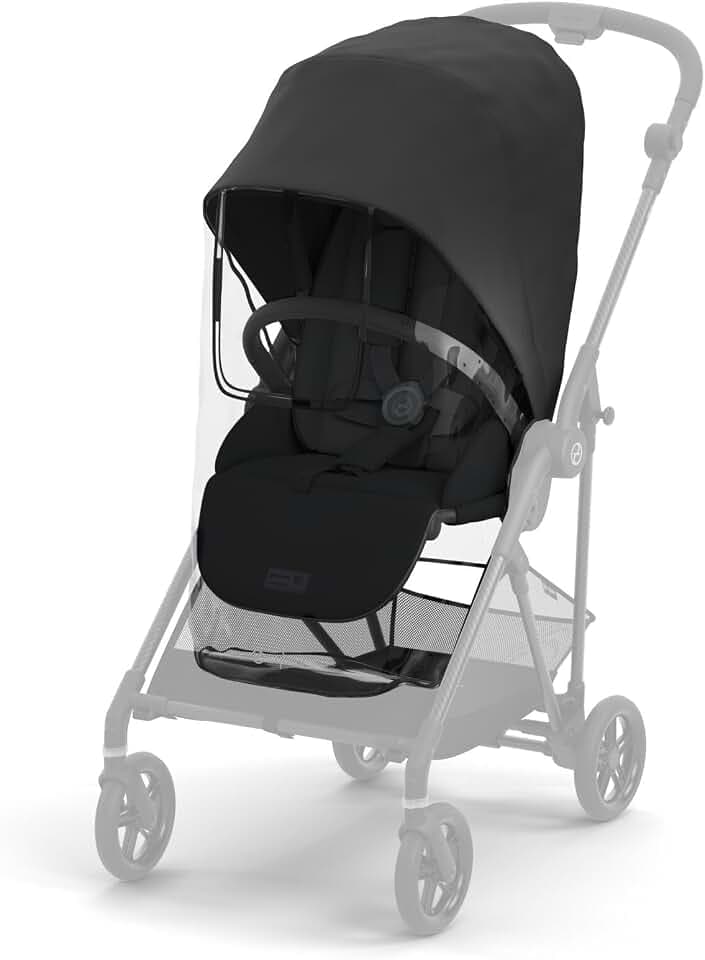 CYBEX Gold Regenverdeck, Für CYBEX Kinderwagen Melio und Melio Carbon, Transparent
