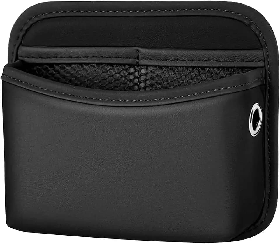 Car Seat Side Pocket Organizer, PU Leather Pouch Bag for Car Seat