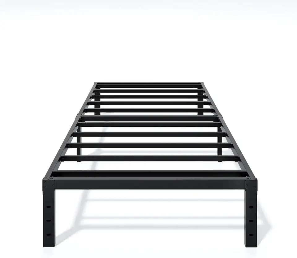 LUMUNANCE Metal Bed Frame Twin XL Size - 12 Inch Heavy-Duty Twin XL Platform Bed Frame No Box Spring Needed, Easy Assembly, Noise-Free, Sturdy Mattress Foundation, Underbed Storage Space