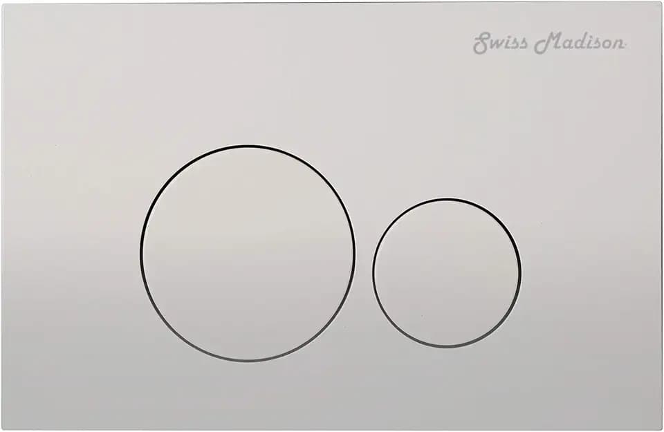 Swiss Madison Well Made Forever Swiss Madison SM-WC001 Dual-Flush Actuator Plate, Matte Chrome