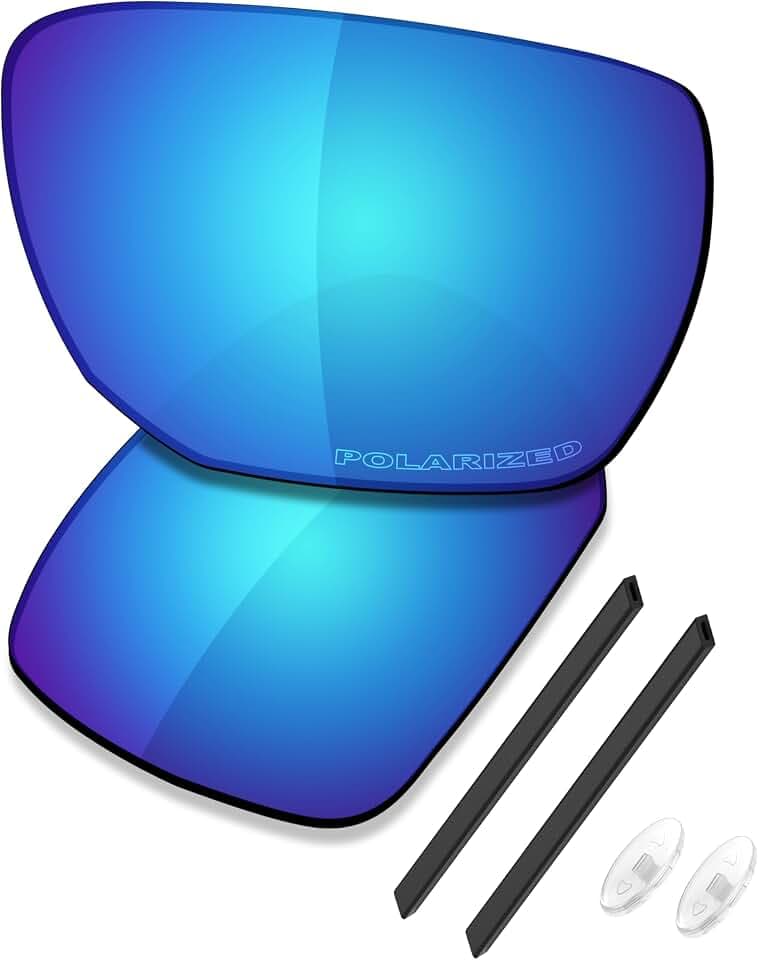 SAUCER Premium Replacement Lenses & Rubber Kits for Oakley Ejector OO4142 | UV400 Protection, Anti-Scratch, Precise Fit