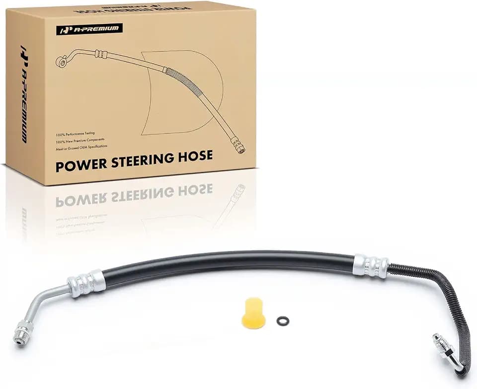 A-Premium Power Steering Pressure Hose Line Assembly, Pump To Rack