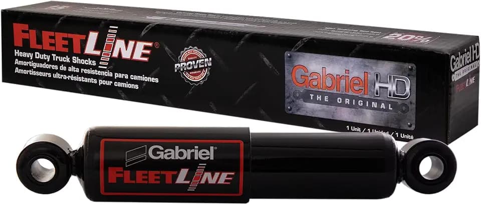 Gabriel 85078 FleetLine HD Truck Rear Shocks Fits Dana Smart Ride RF and RS Models; Wabash National Trailers with Aurora part number; OEM# SR1VJ100, 90045471, DANSR1VJ100