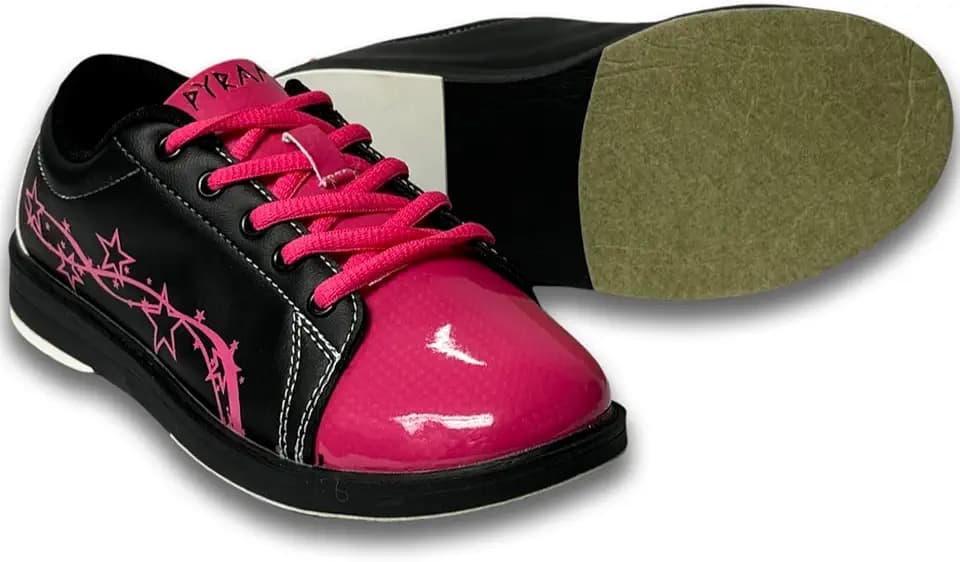 Pyramid Women's Rise Black/Hot Pink Bowling Shoes
