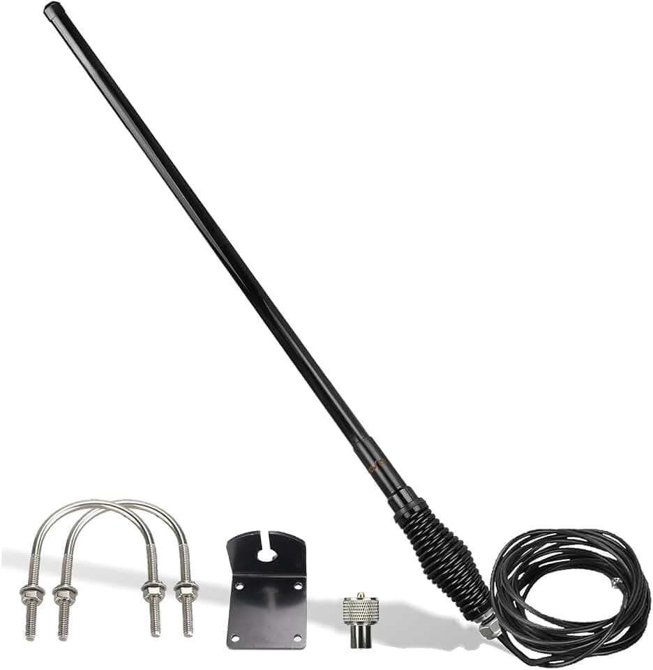 Retevis GMRS Mobile Antenna, Heavy Duty Fiberglass GMRS Antenna,1 Pack