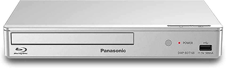 Panasonic DMP-BDT168AG, Full HD 3D Blu-ray-Player, Silber