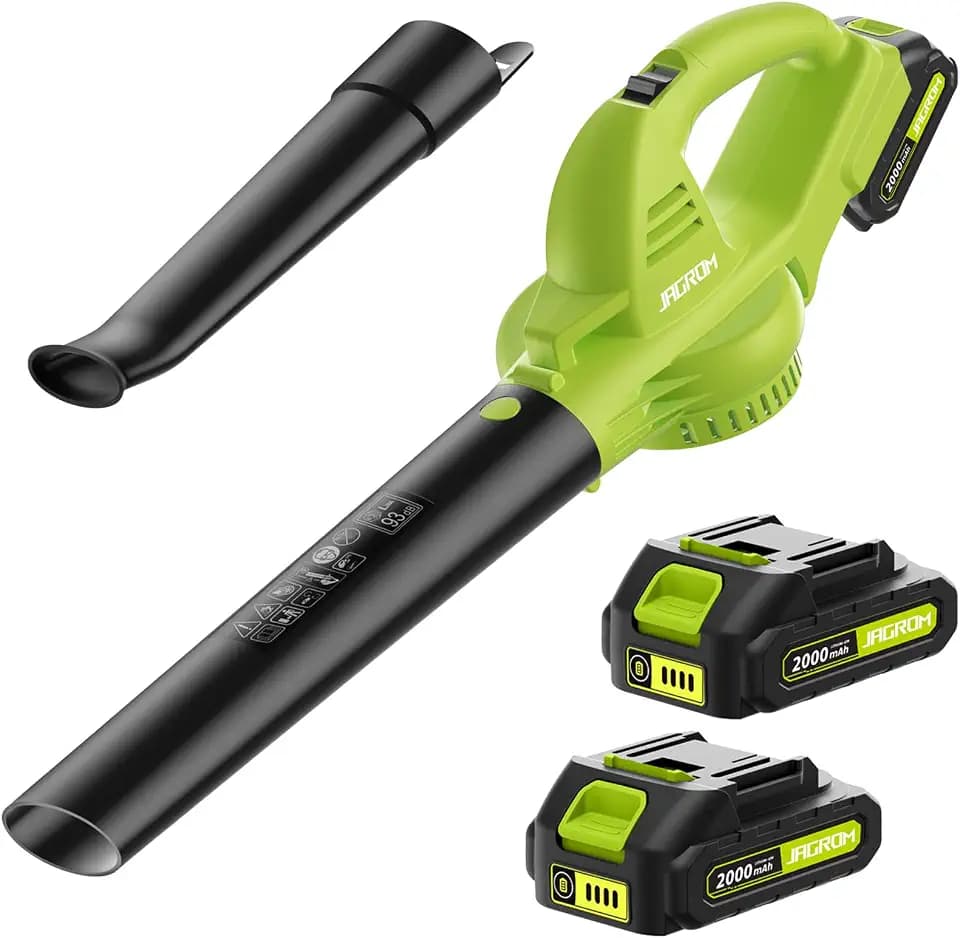 Leaf Blower Cordless with 2.0Ah Battery & Charger, 130MPH 180CFM High Speed