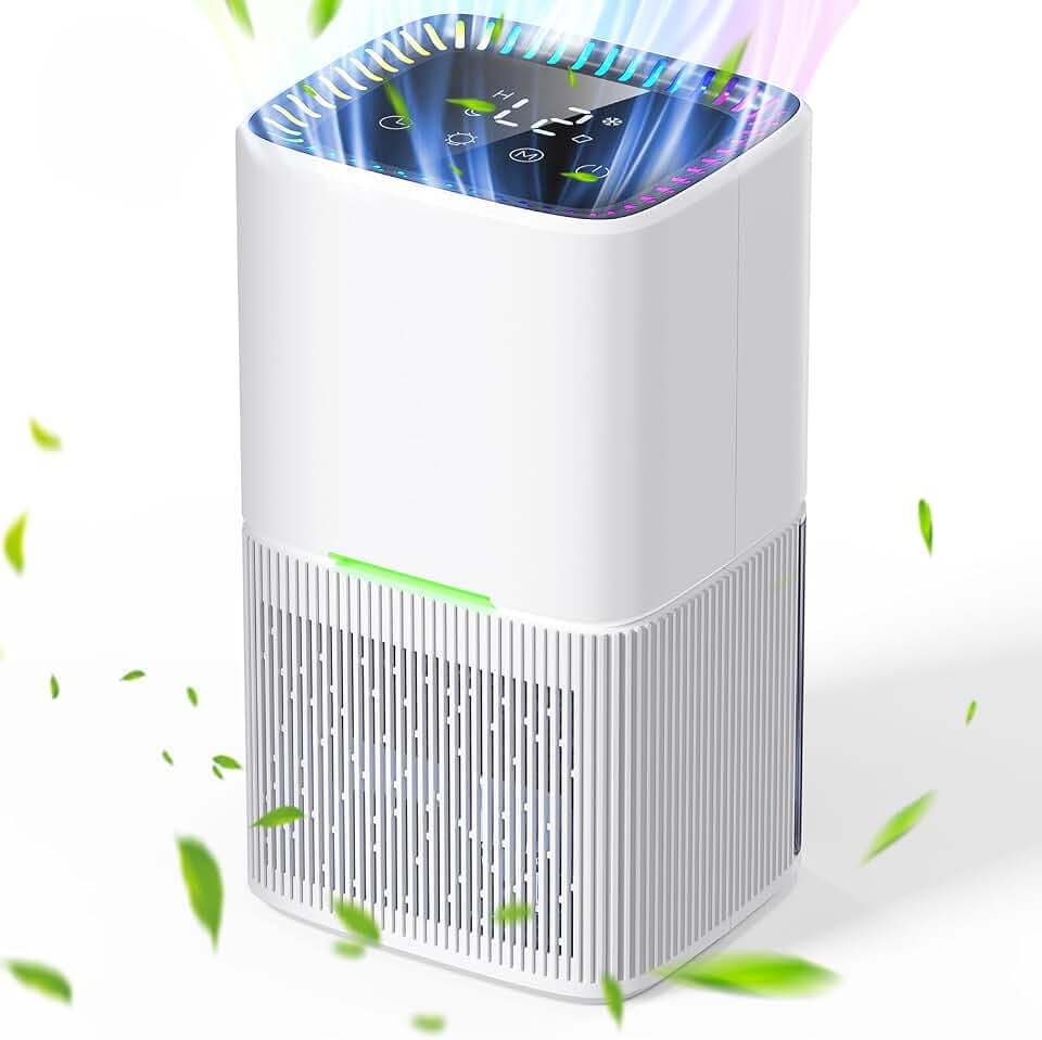 Luftentfeuchter Elektrisch 1800ml Raumentfeuchter Leise Dehumidifier Mit Funktion Abtauen & Schlafmodus, Luftreinigung und Gegen Feuchtigkeit, Ideal für Schlafzimmer Badezimmer