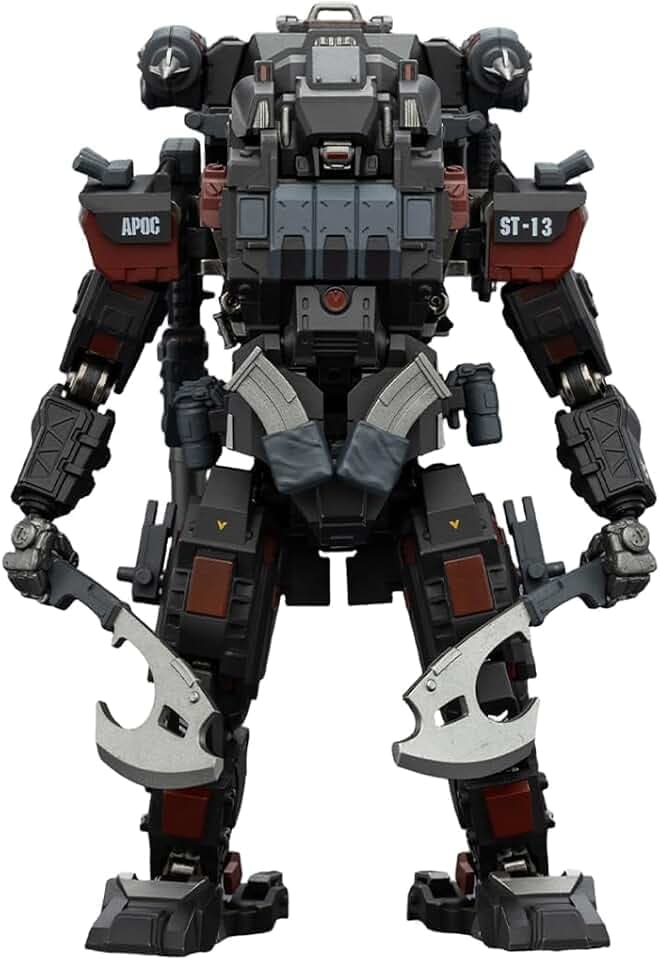 JOYTOY Dark Source Action Figure 1/25 APOC Series Crimson Phantom Stealth/Night Ops Mech ST-8613 Mecha Collection Models Birthday Gifts 15Age+