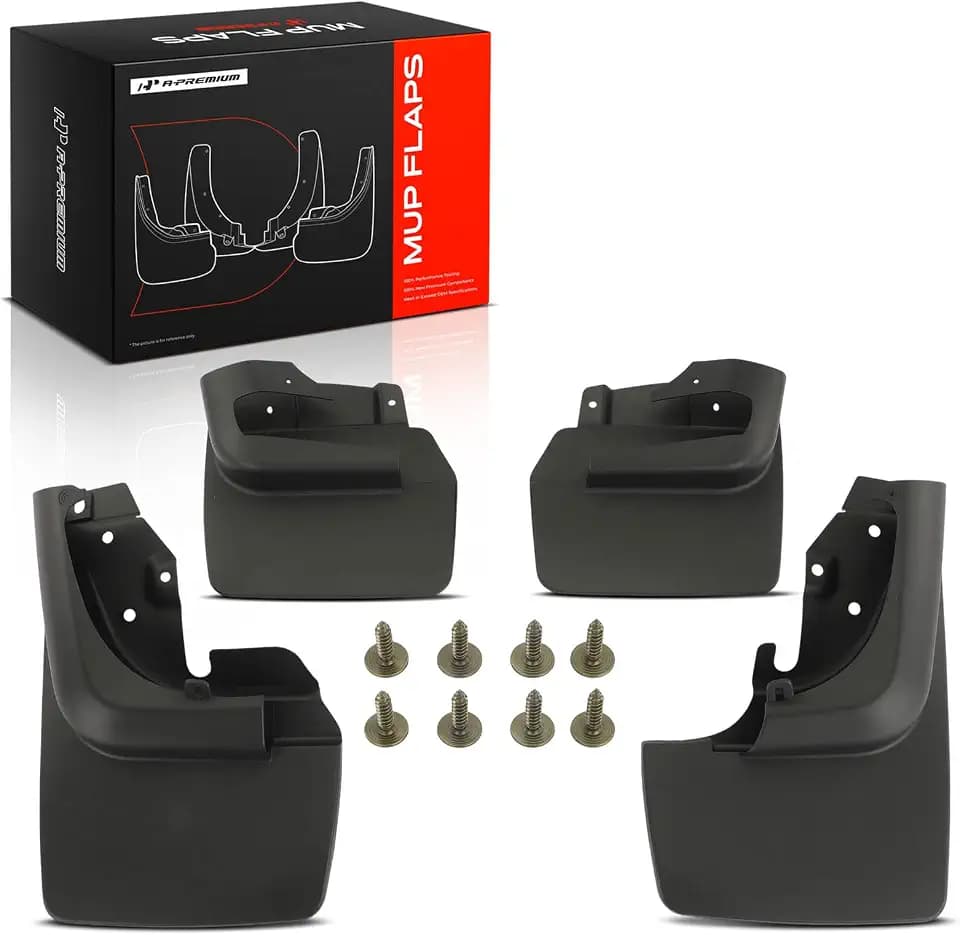 A-Premium Mud Flaps Compatible with Toyota Land Cruiser 1990-1997