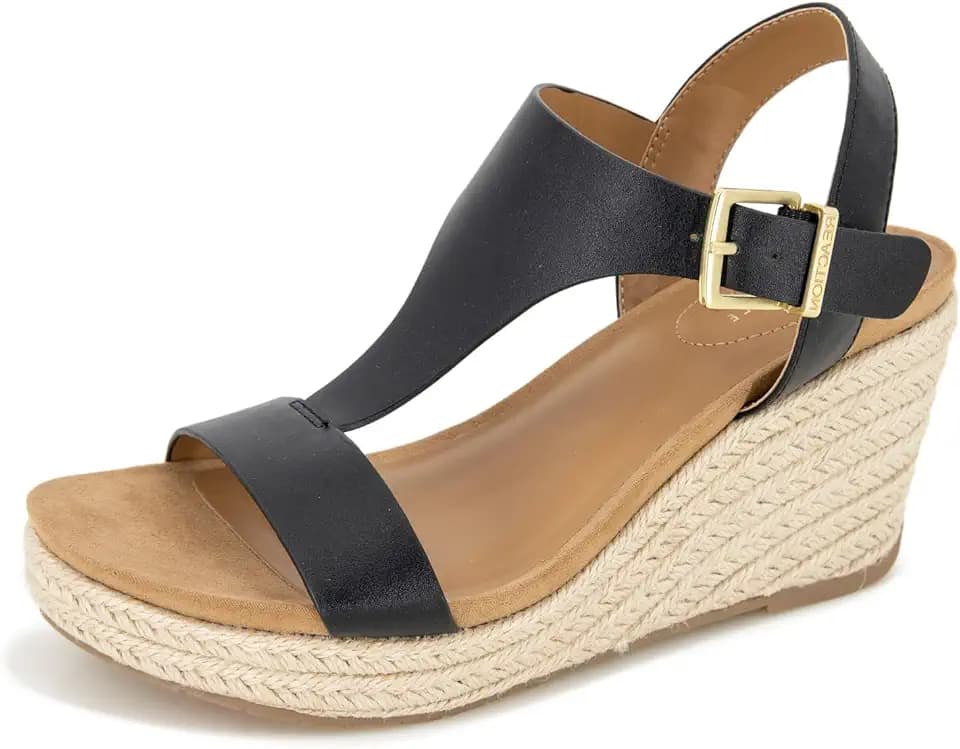 Kenneth Cole REACTION Women's Card T-strap Wedge