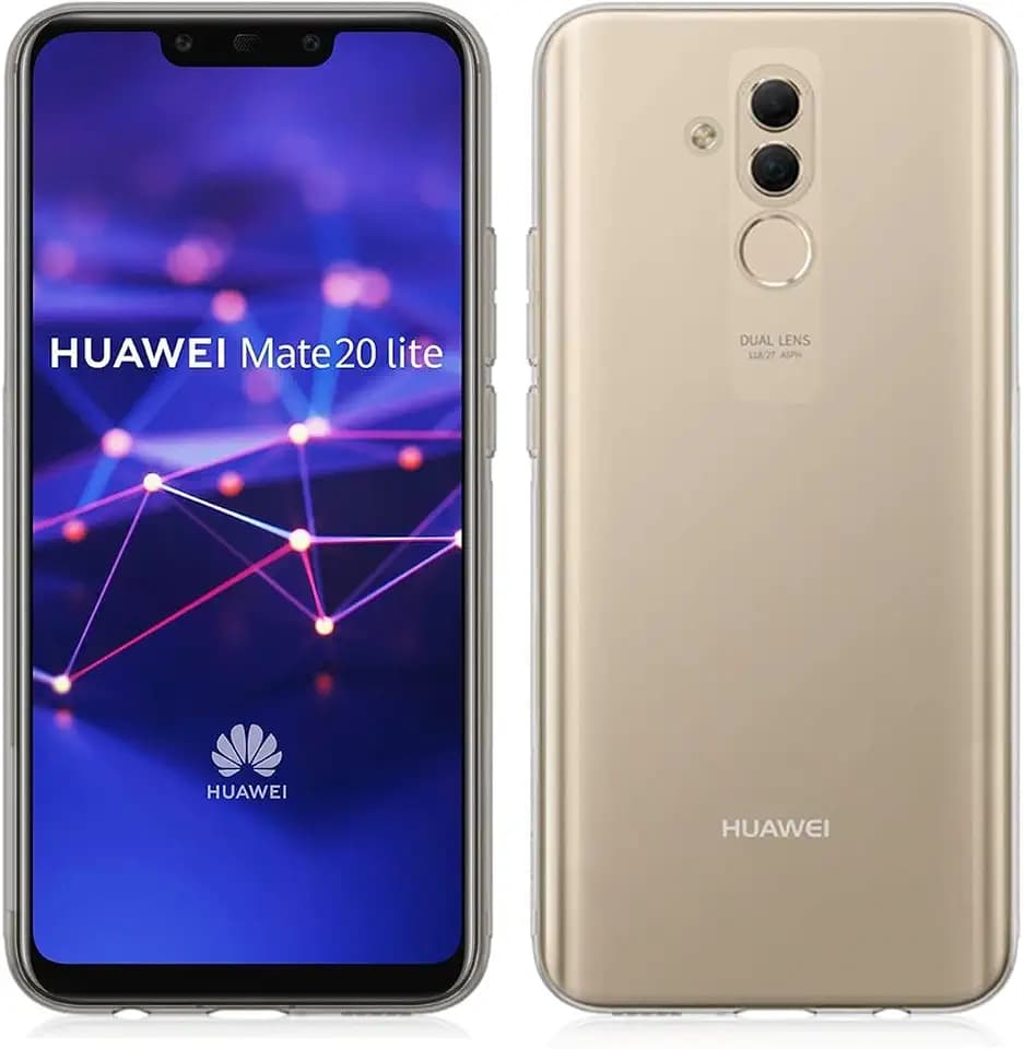 NEW'C für Huawei Mate 20 Lite Hülle Case Transparent TPU Stoßfest