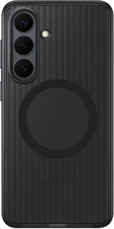 Samsung Rugged Magnet Smartphone Case EF-RS947 für das Galaxy S26+, Smartphone-Cover, Handy-Hülle mit Magnetring zur Anbringung von Zubehör, Schutz Case, robust, Black