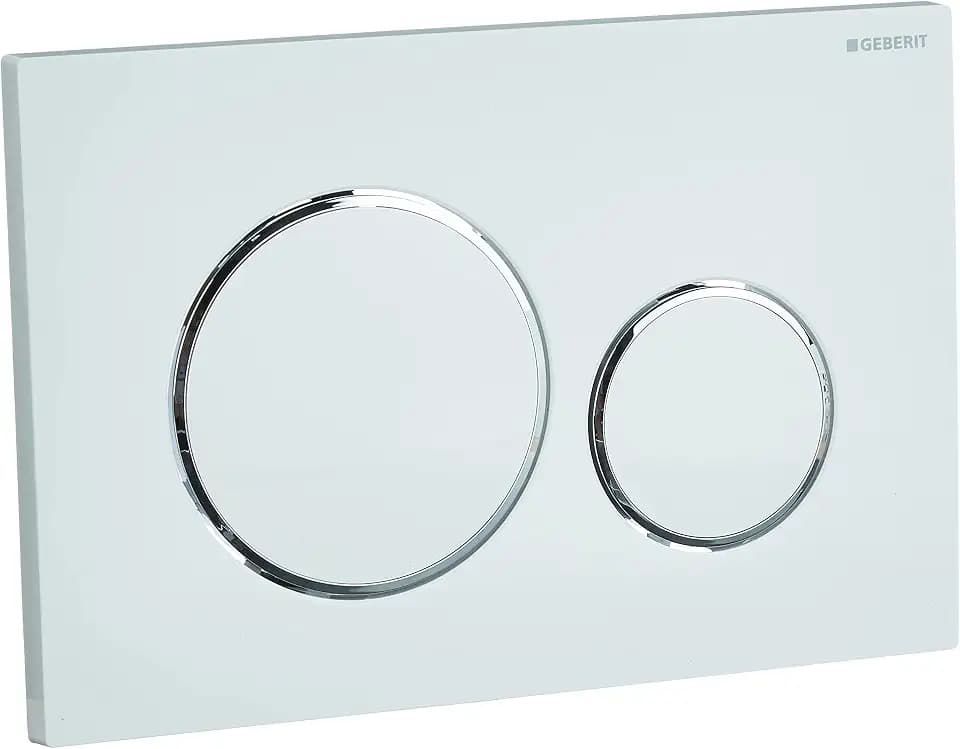 Geberit Betätigungsplatte Sigma 20 (Betätigung von vorne, Drückerstangen schallgedämmt) 115.882.KJ.1