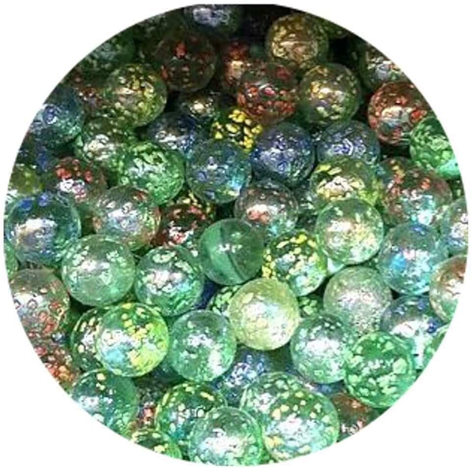 MeineMurmeln - 30 Murmeln Nugget Farbe 14 mm GlasMurmeln
