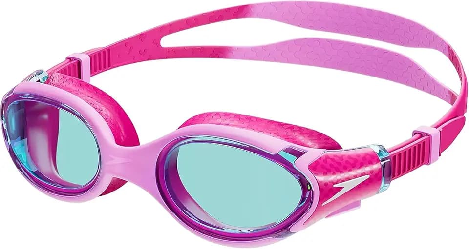 Speedo Unisex Kinder Biofuse 2.0 Schwimmbrille | Patentierte einfache Anpassung | Anti-Beschlag | Wasserdicht | Verbesserte Passform | Verbesserter Komfort