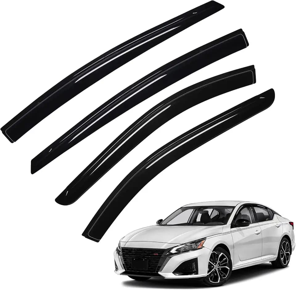 Altima Rain Guard - Window Visors for Nissan Altima 2019-2025 2026, Out-Channel Side Window Rain Guards for Altima Accessories, 4PCS, Black, Car Accessories