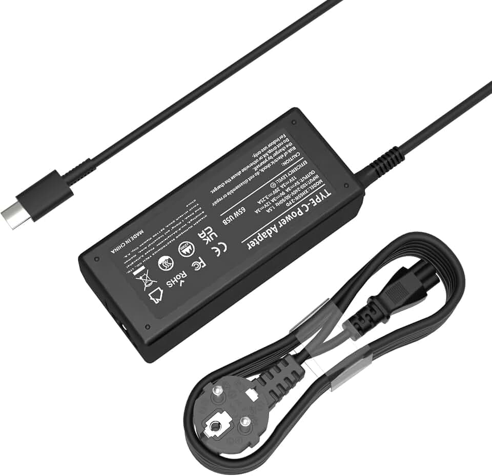 Ladekabel Laptop USB C 65W 45Wfür Lenovo ThinkPad Yoga Chromebook Ladegerät