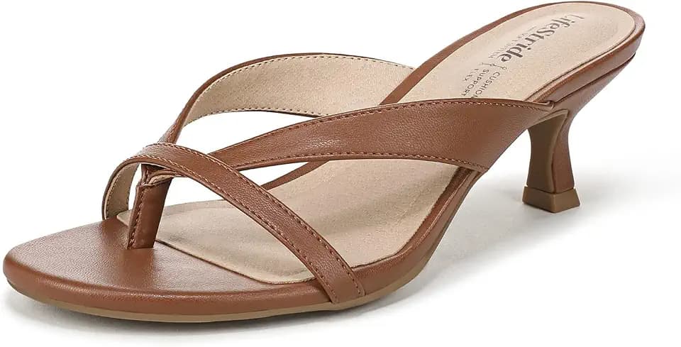 LifeStride Women's Navine Thong Dress Sandal