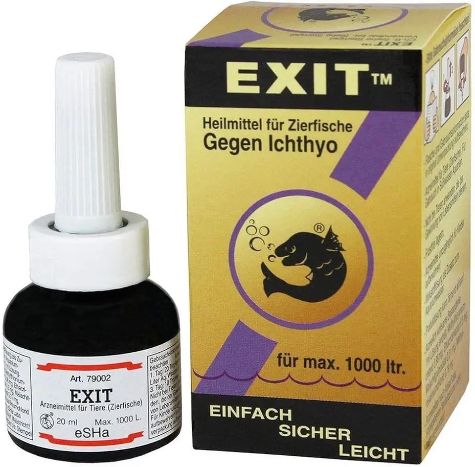 ESHA EXIT Gegen Ichthyo 20ml für 1000 Liter Heilmittel für Max. 1000 Liter