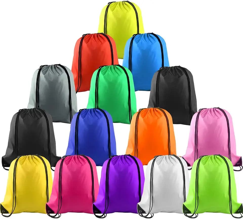 KUUQA 15 Pcs Drawstring Backpack Bags
