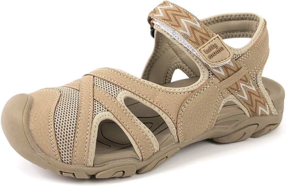 HEVA Damen Sandalen Wandern Outdoor Trekking Sportliche Wanderschuhe