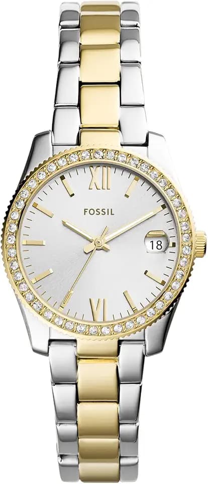 Fossil Women's Watch, Scarlette Quartz Stainless Steel Three-Hand Watch for Women
