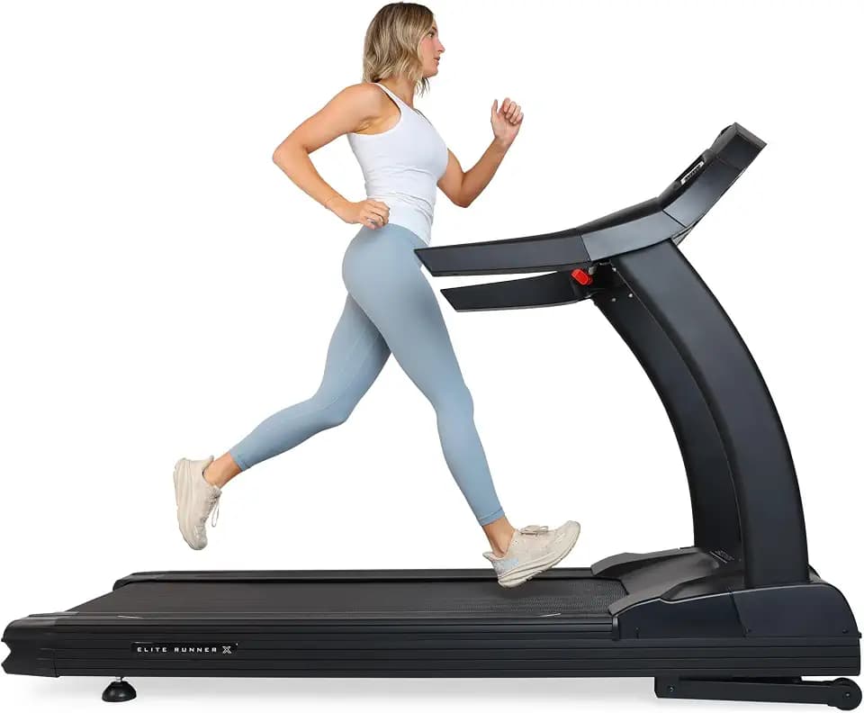 3G Cardio Elite Runner X Treadmill - Commercial Grade - FreeSync FTMS Bluetooth Connectivity - 4.0 HP - Large Ortho Flex Shock Suspension System Deck - Marathon Training - 400 lb Capacity