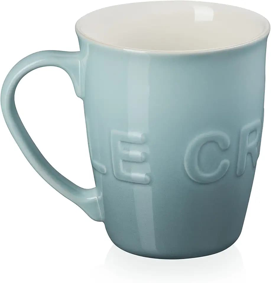 Le Creuset Stoneware Extra-Large Logo Coffee Mug, 20oz., Sea Salt