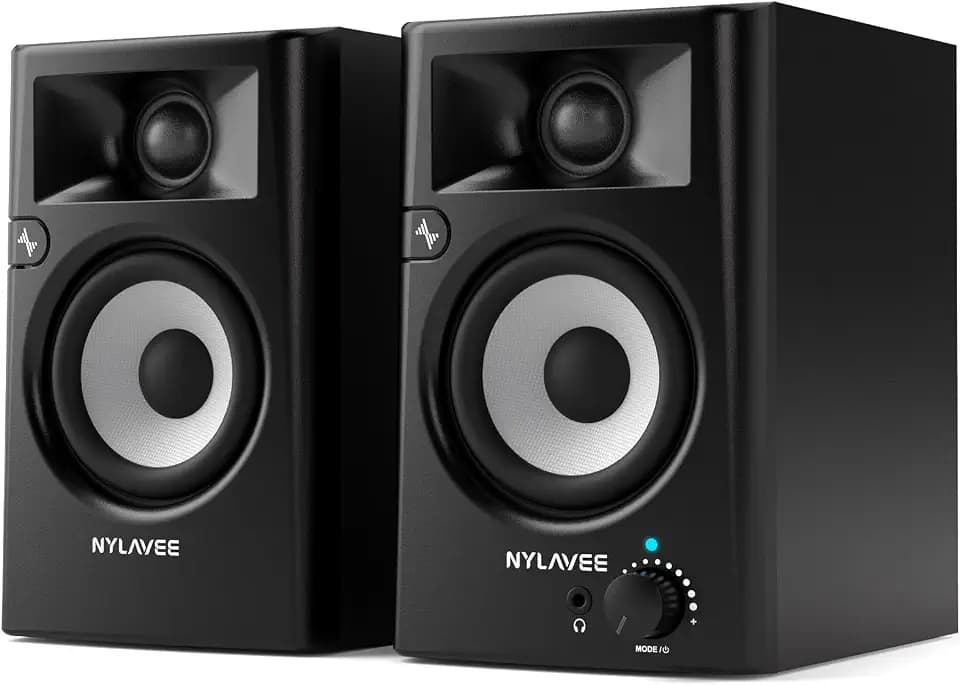 Nylavee Computer Speakers for Desktop PC, Hi-Res Desktop Speakers with LDAC
