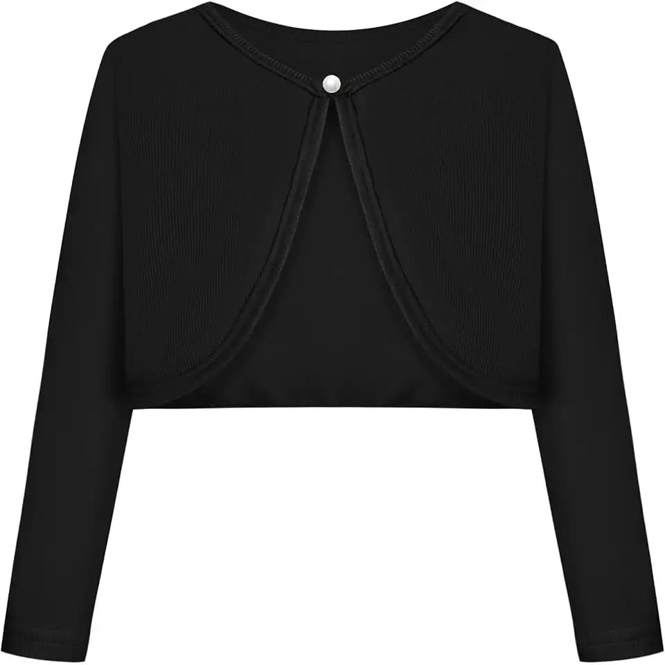 BONNY BILLY Mädchen Strickjacke Bolero Jacke Baumwolle Kinder Kleidung