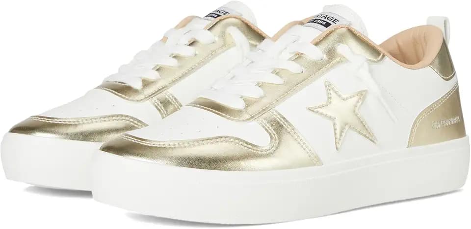 VINTAGE HAVANA Womens Aura Platform Lace Up Sneakers Shoes Casual